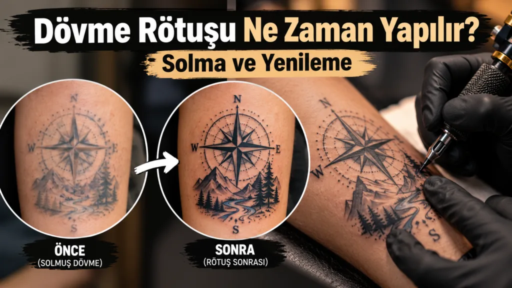 Dövme rötuşu – solan dövmeyi yenileme rehberi